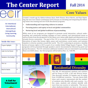 The Center Report Fall 2014