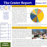 The Center Report Winter 2015